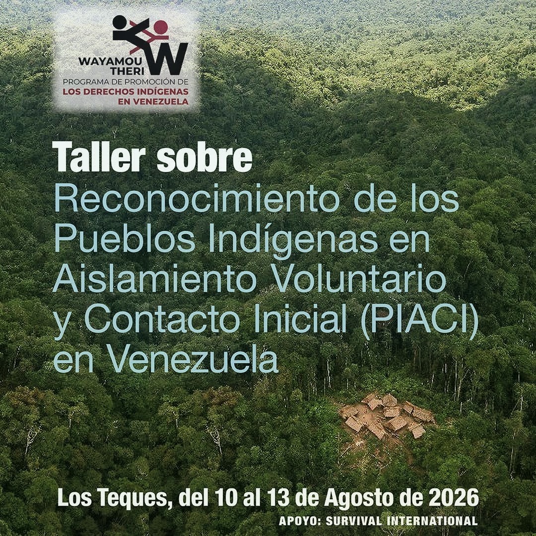 Imagen editorial: Taller sobre reconocimiento de los pueblos indígenas en aislamiento voluntario y contacto inicial (PIACI) en Venezuela